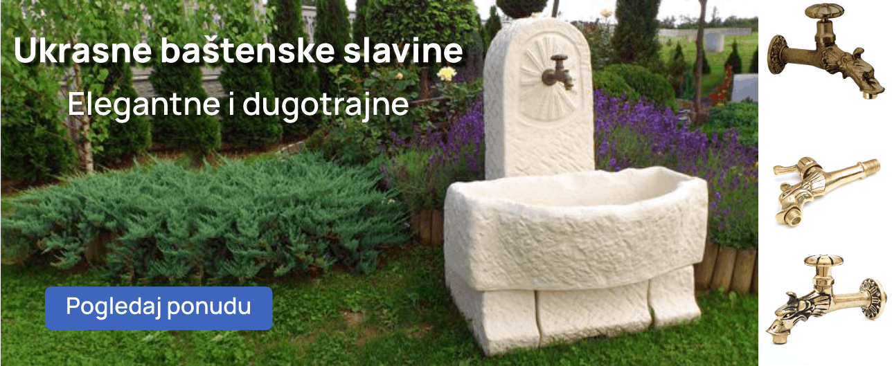 Ukrasne slavine za baštu